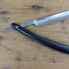H. Boker & Co. Supreme Quality Red-In-jun 101 Straight Razor Over 100 Years Old