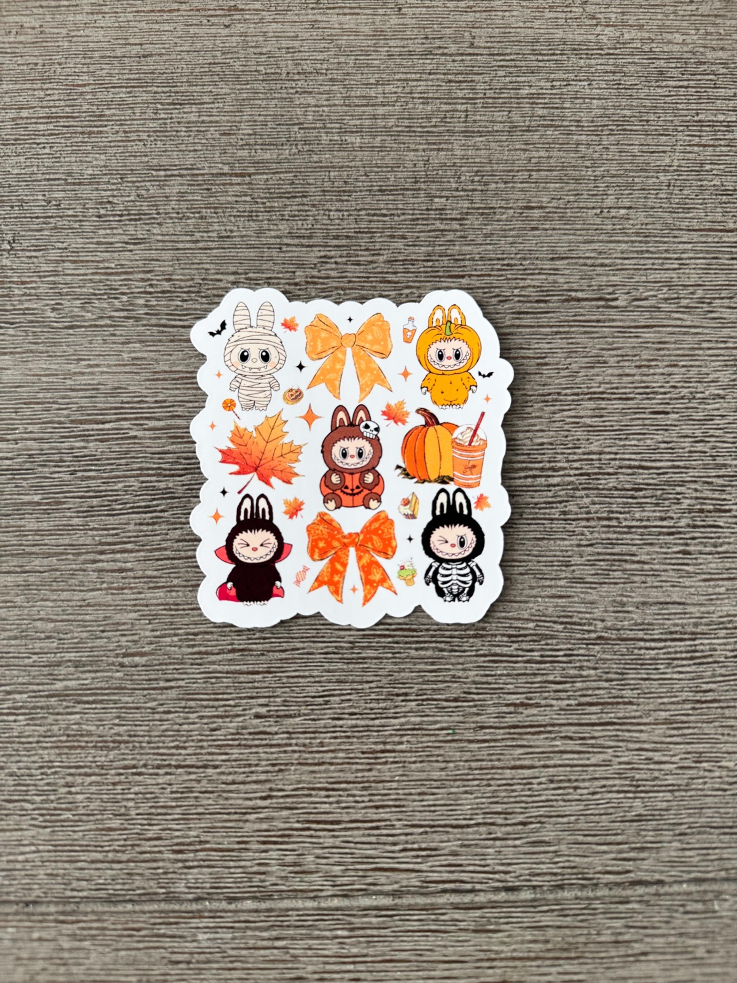 Labubu Fall waterproof sticker