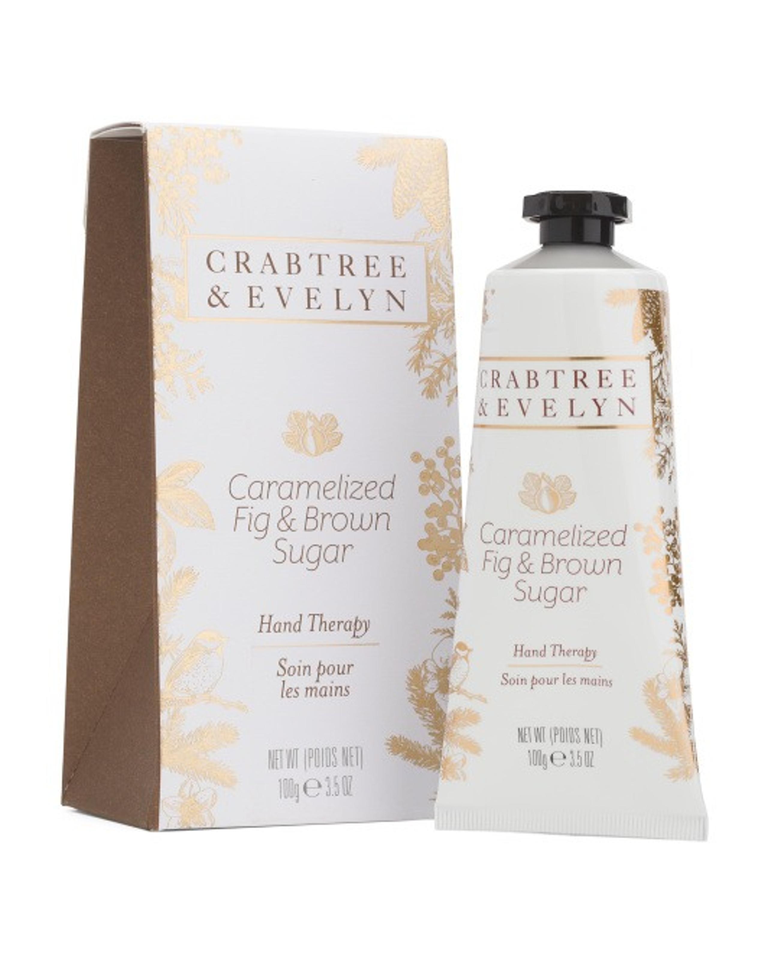 CRABTREE & EVELYN Caramelized Fig & Brown Sugar Healing Hand Therapy Cream-NEW!