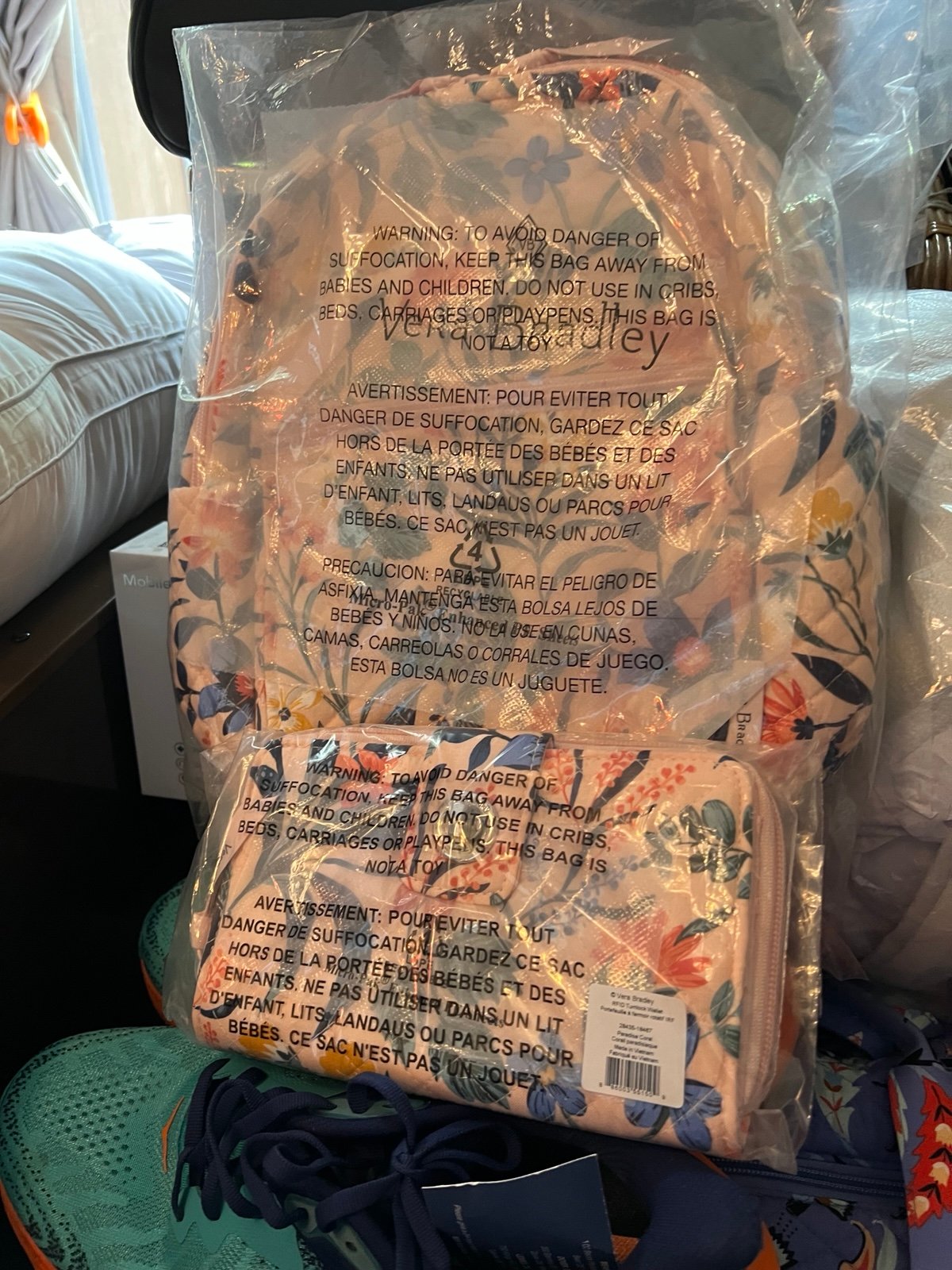 Vera Bradley Backpack & Wallet