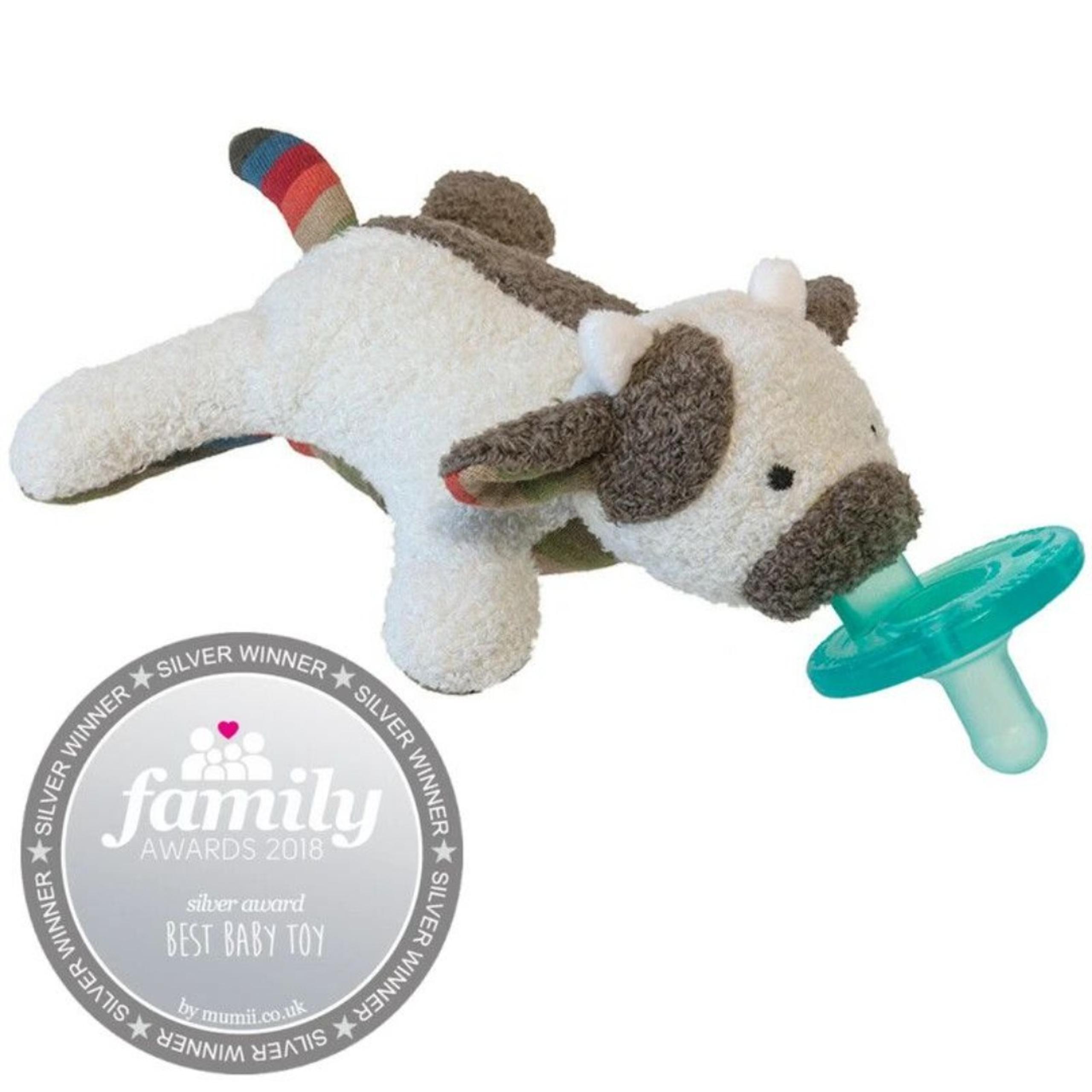 Mary Meyer WubbaNub Infant Pacifier 6-Inches BooBoo MooMoo Cow BPA PVC Free