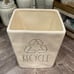Rae Dunn Recycle Trash Can