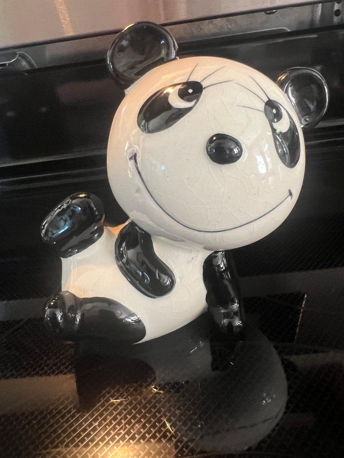 Vintage rune panda bank