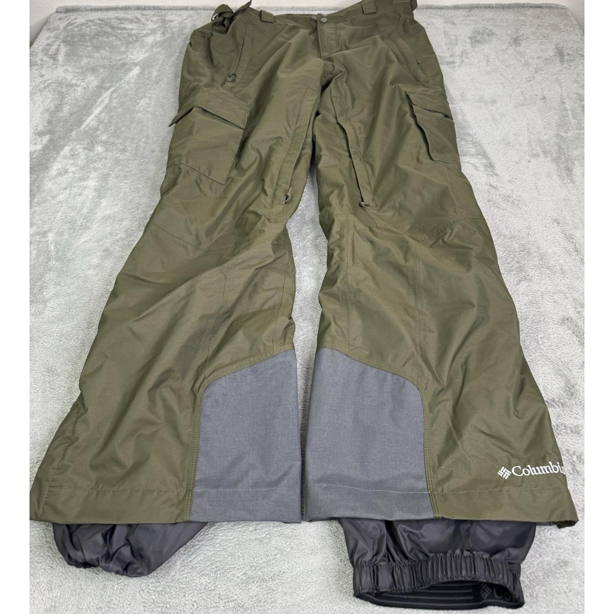 Columbia Men's Ridge 2 Run II Snow Pants Size Large Green