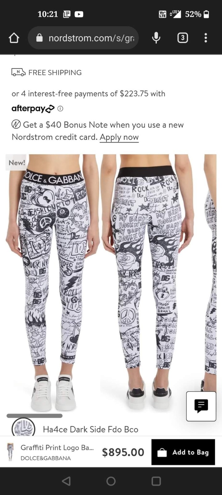 Dolce and Gabbana leggings