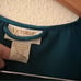 Victoria’s Secret Gold Label Vintage Dark Teal Blue Floral Satin Night Robe