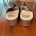 Dansko Sheri Clogs Black Leather Cutout Sandals Heel Studded Slide Size 39/8.5-9