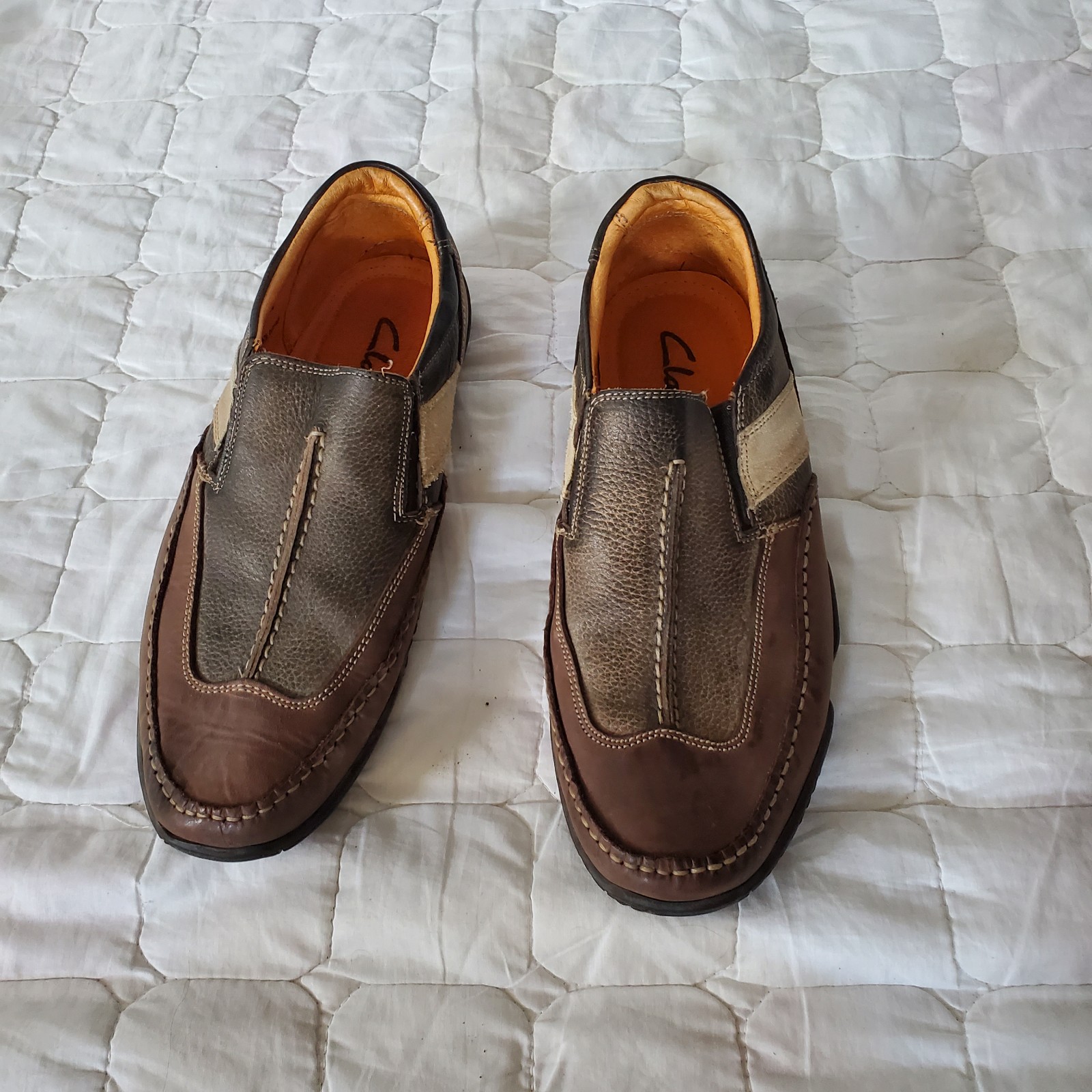 Clarks leather shoes
