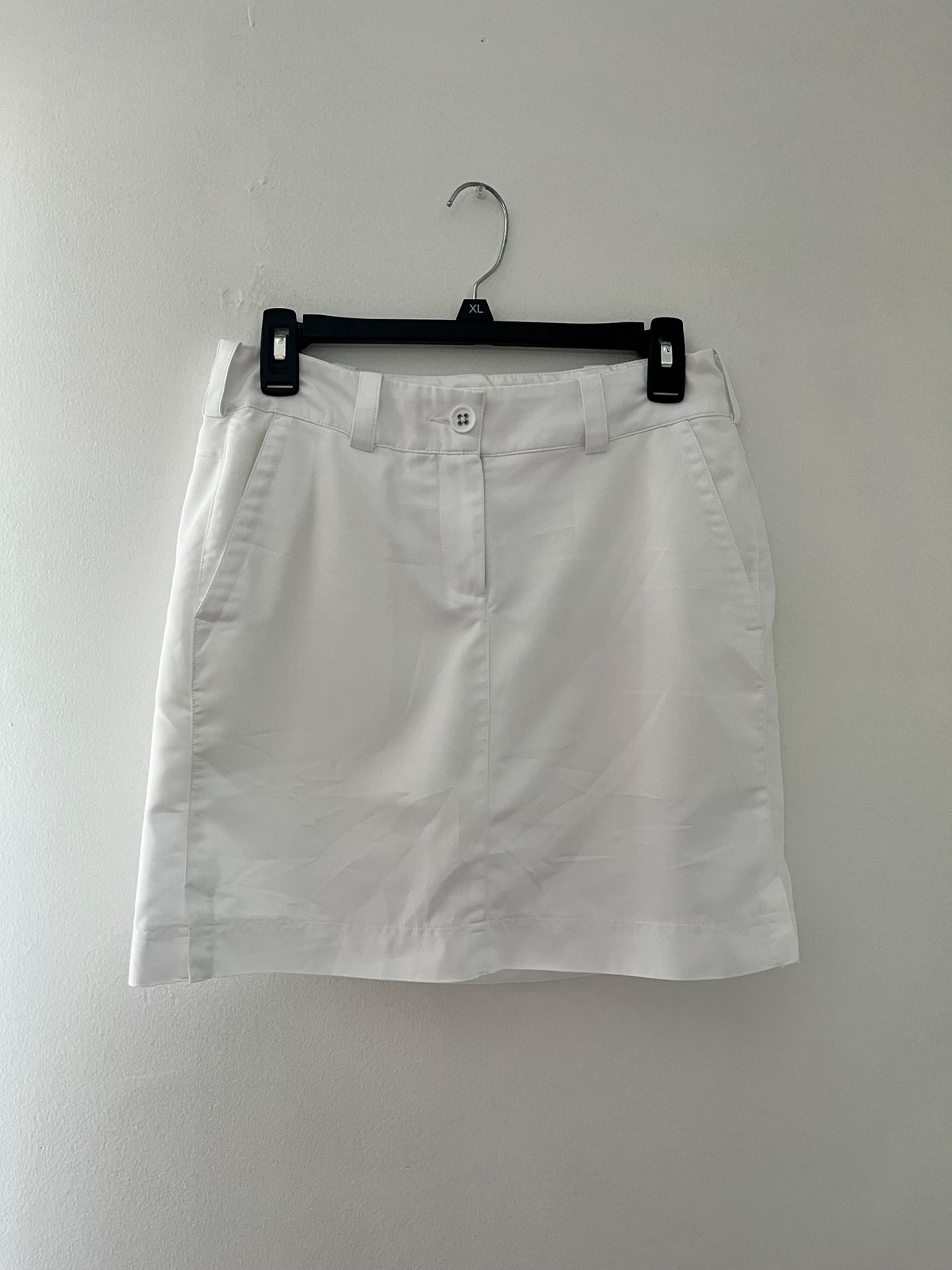 White Nike golf skirt