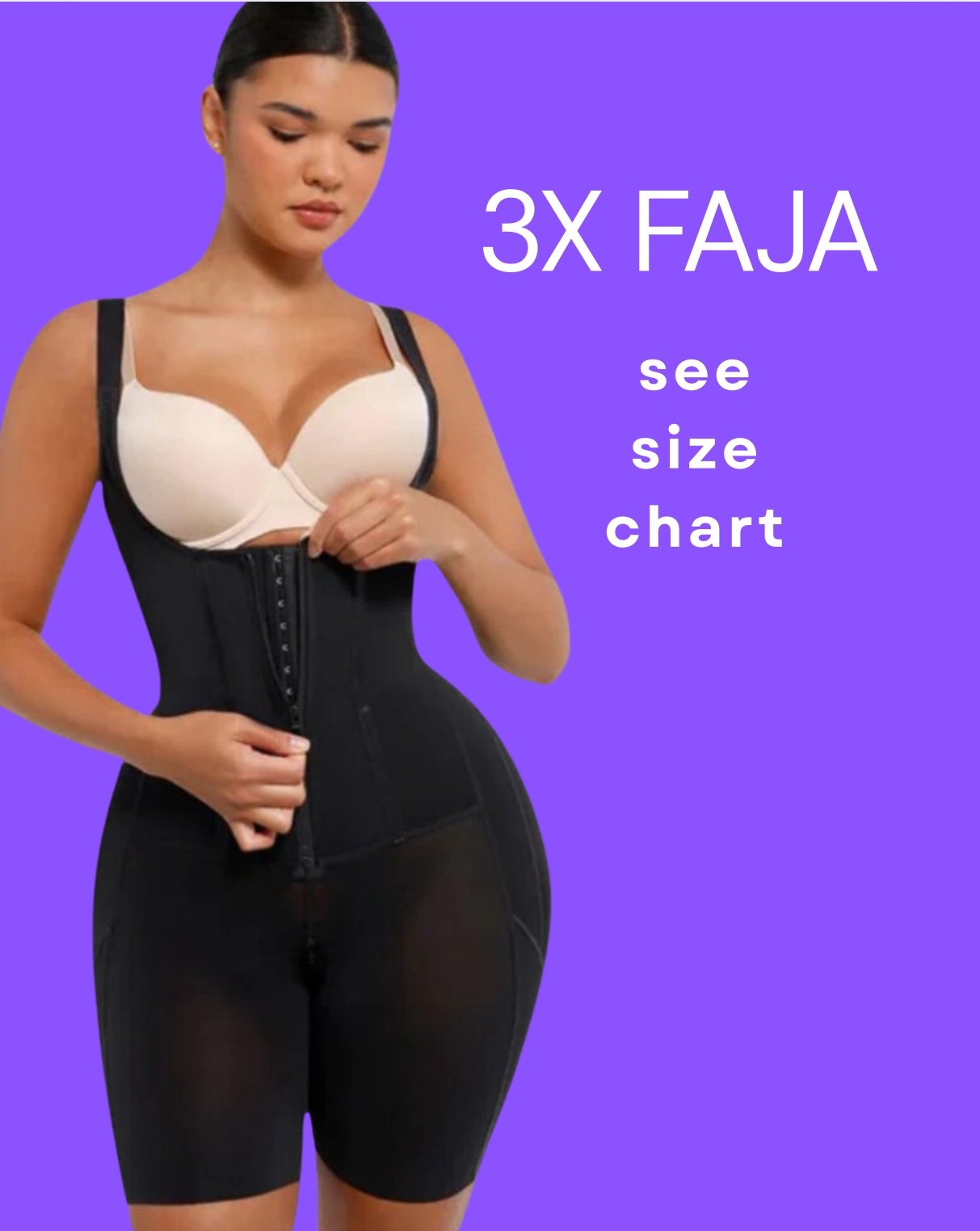 Fupa Be Gone Faja 3X NEW Black