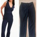 Veronica Beard Dell Pant High Rise Slim Fit Navy Size 4