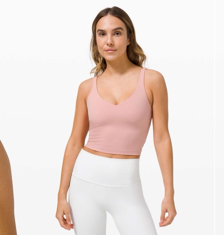 Lululemon Align Tank Pink Puff Size 12