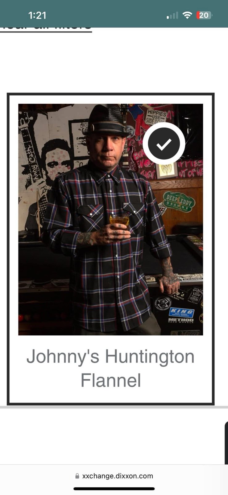 DIXXON - JOHNNY’S HUNTINGTON Men’s 2XT - NEW - OUT OF PACKAGE  NEVER WORN