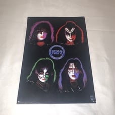Vintage 1997 KISS Tin Sign