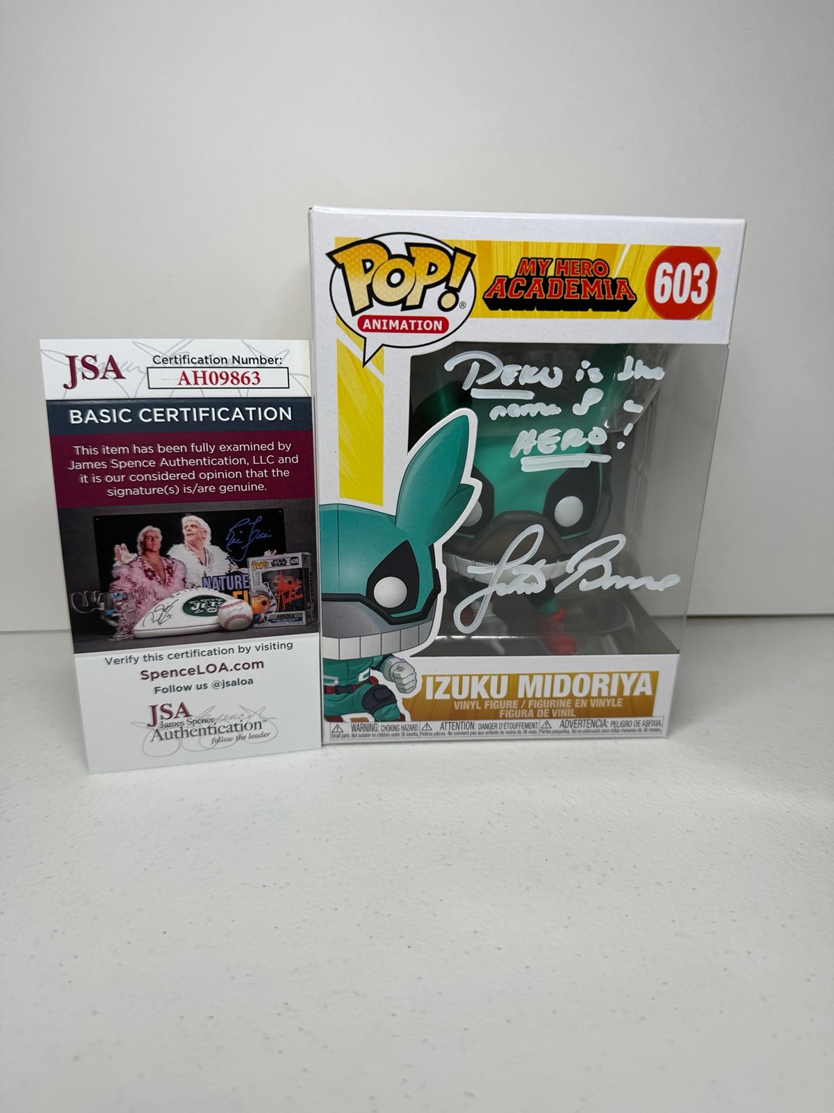 Izuku Midoriya Funko Pop Signed