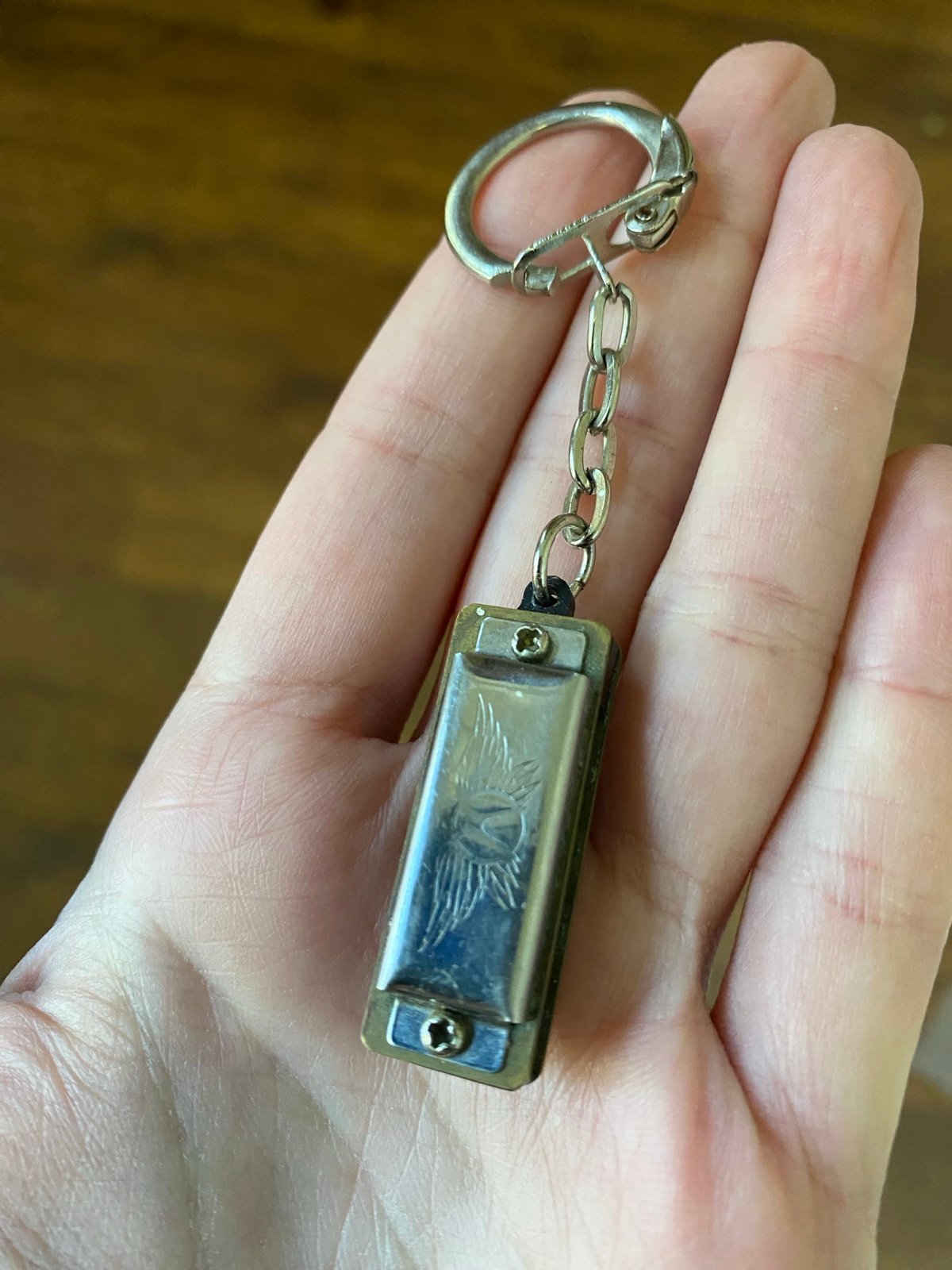 Aerosmith harmonica keychain