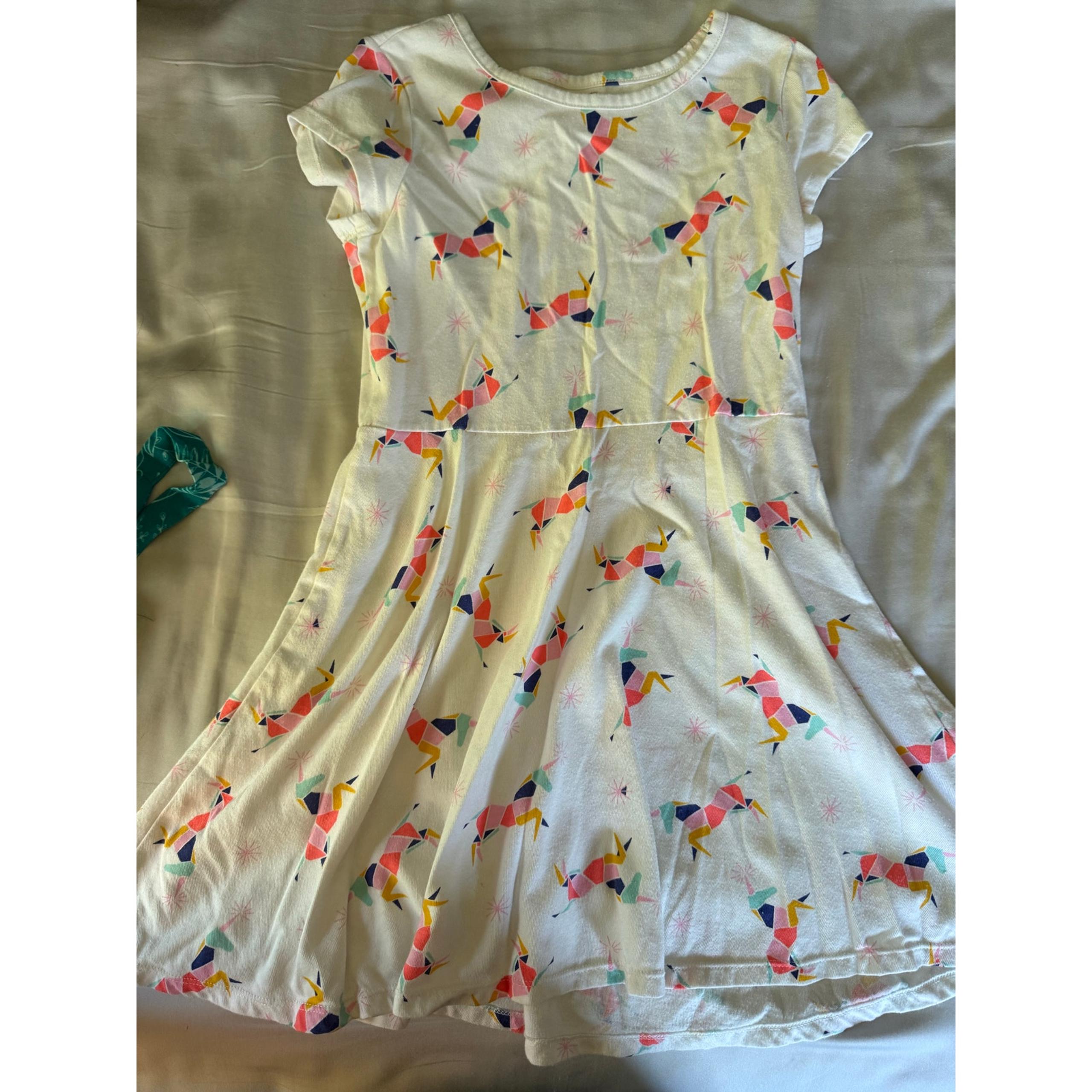 Cat & Jack unicorn Dress size 7/8