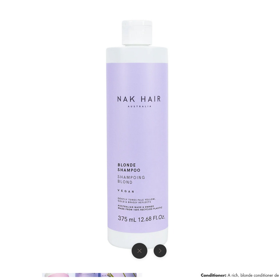 NAK - Blonde Shampoo 375ml