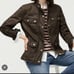 J.Crew Olive Relaxed Boyfriend Field Jacket Size Small Classic Fall Utility