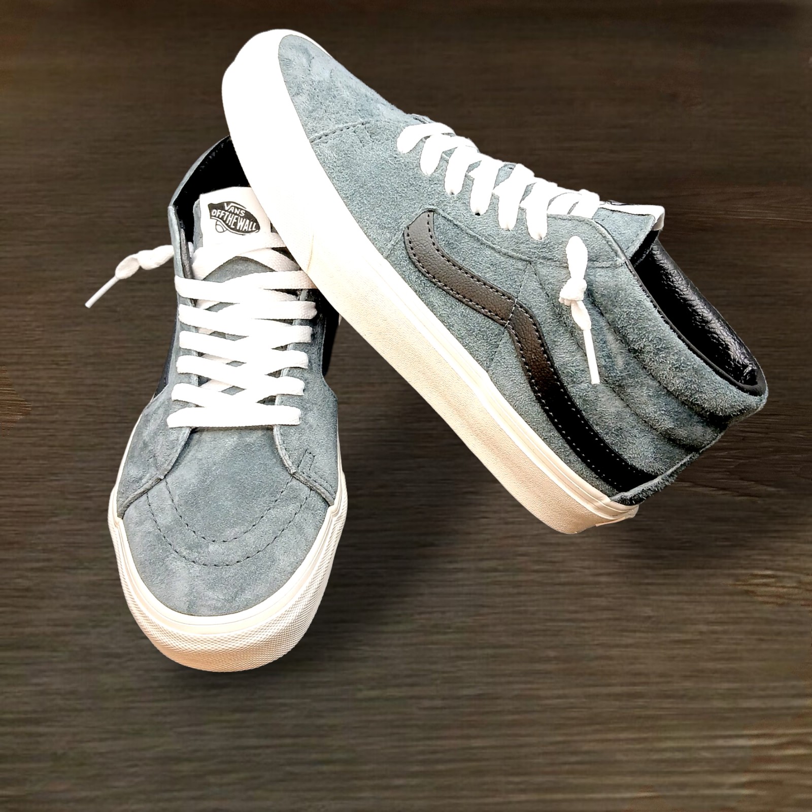 Vans Off The Wall sk8 mid-rise Men's Gray Suede Sneakers