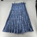 Vintage Desert West by Sherry Holt USA Tiered Skirt Blue Western Bandana OS