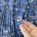 Vintage Desert West by Sherry Holt USA Tiered Skirt Blue Western Bandana OS
