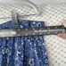 Vintage Desert West by Sherry Holt USA Tiered Skirt Blue Western Bandana OS
