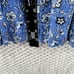 Vintage Desert West by Sherry Holt USA Tiered Skirt Blue Western Bandana OS