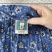 Vintage Desert West by Sherry Holt USA Tiered Skirt Blue Western Bandana OS
