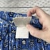 Vintage Desert West by Sherry Holt USA Tiered Skirt Blue Western Bandana OS