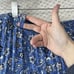 Vintage Desert West by Sherry Holt USA Tiered Skirt Blue Western Bandana OS