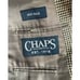 Ralph Lauren Chaps Sport Coat Blazer Men 44S Tan 100% Silk Houndstooth Gun Check