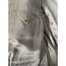 Ralph Lauren Chaps Sport Coat Blazer Men 44S Tan 100% Silk Houndstooth Gun Check