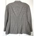 Ralph Lauren Chaps Sport Coat Blazer Men 44S Tan 100% Silk Houndstooth Gun Check