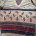 Men's Vintage Hogan Wool Blend V-Neck Paisley Pullover Sweater XL