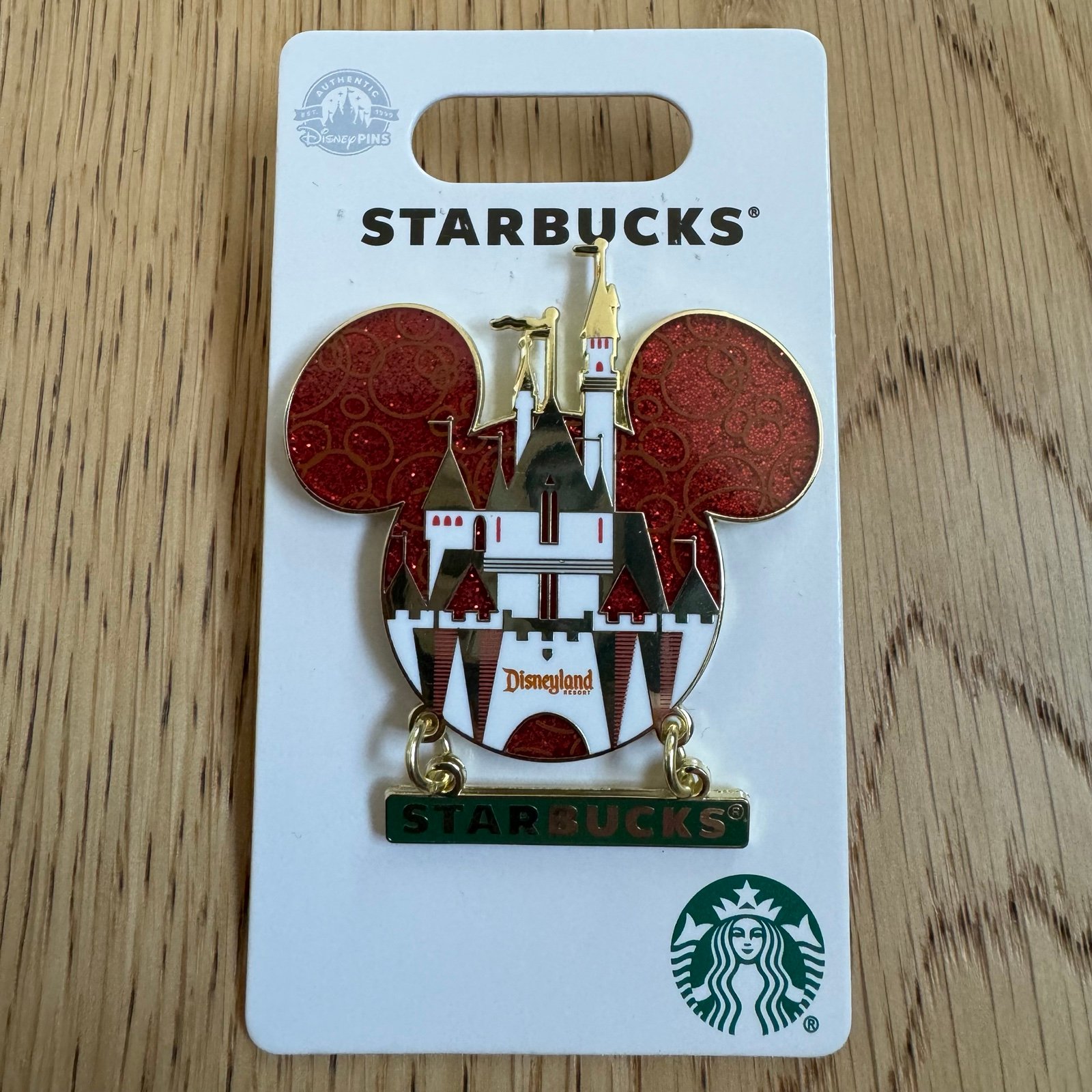 STARBUCKS DISNEYLAND PARK RESORT SLEEPING BEAUTY CASTLE PIN