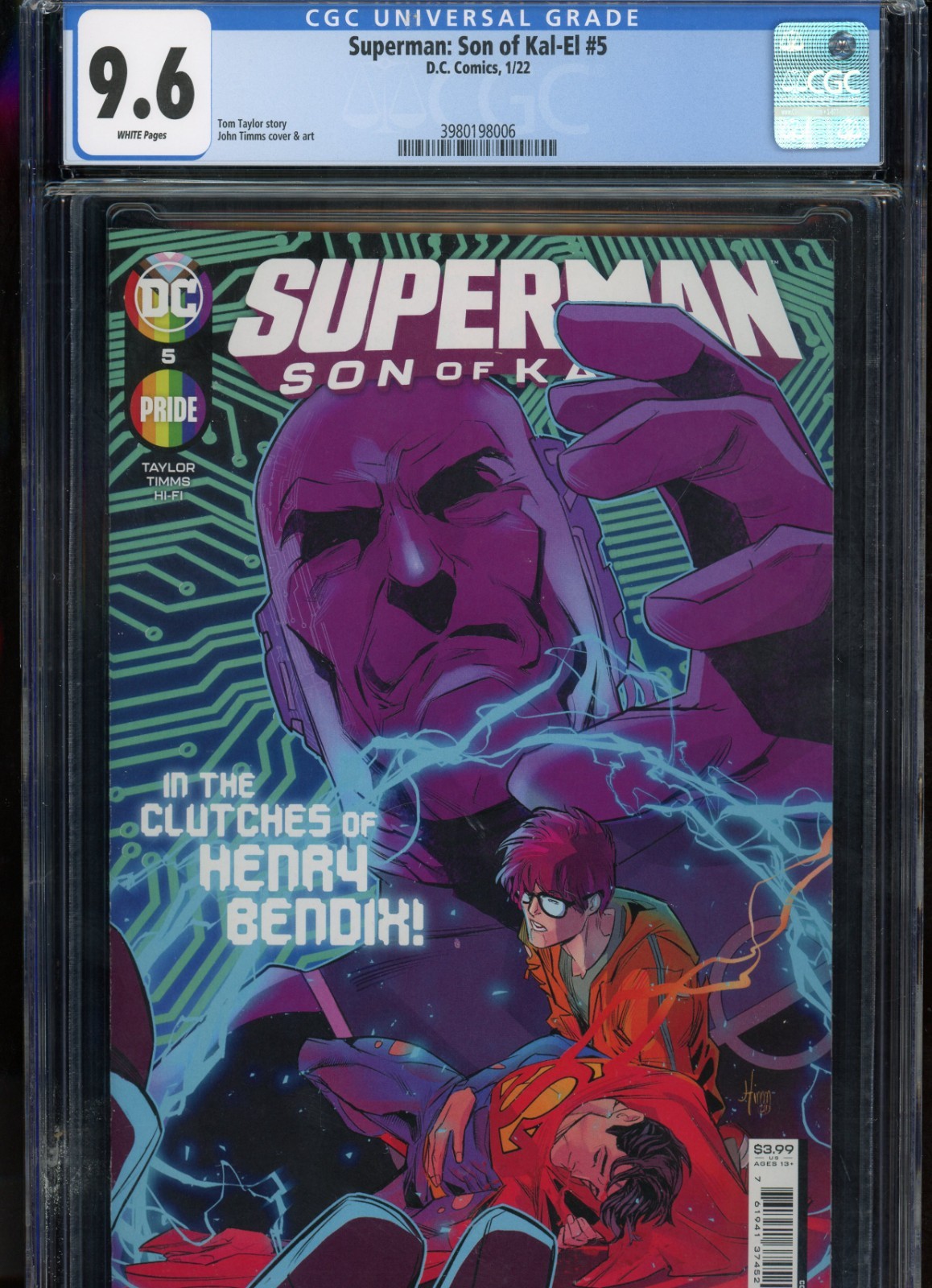 2022 D.C. Comics - Superman: Son of Kal-El #5 - Cover A - CGC 9.8