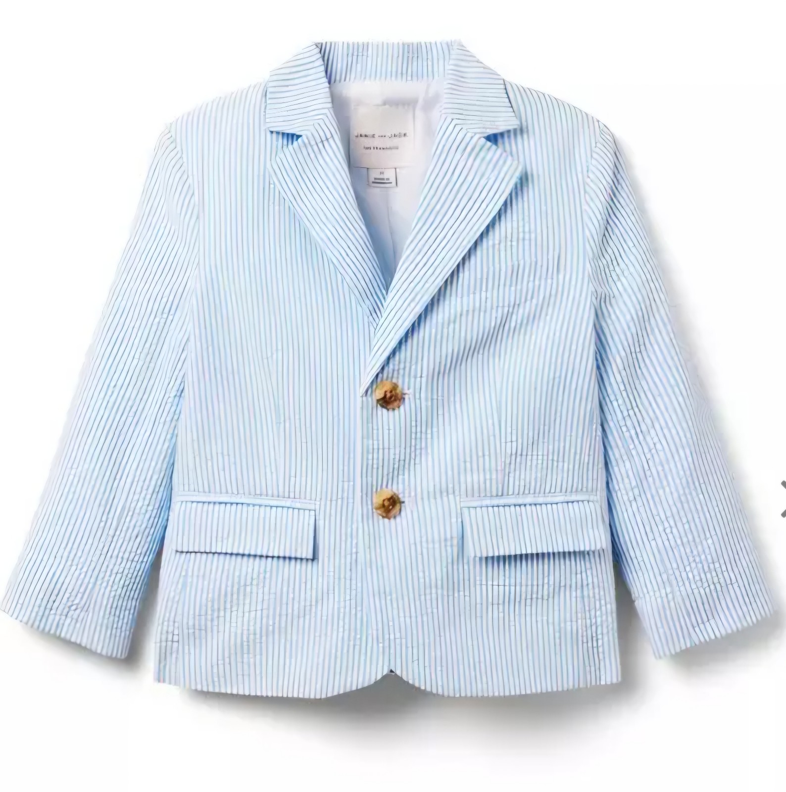 Boys Janie and Jack The Seersucker Blazer Blue / White Stripes SIZE 8 Easter