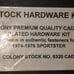 Harley Davidson sportster ironhead chrome hardware set