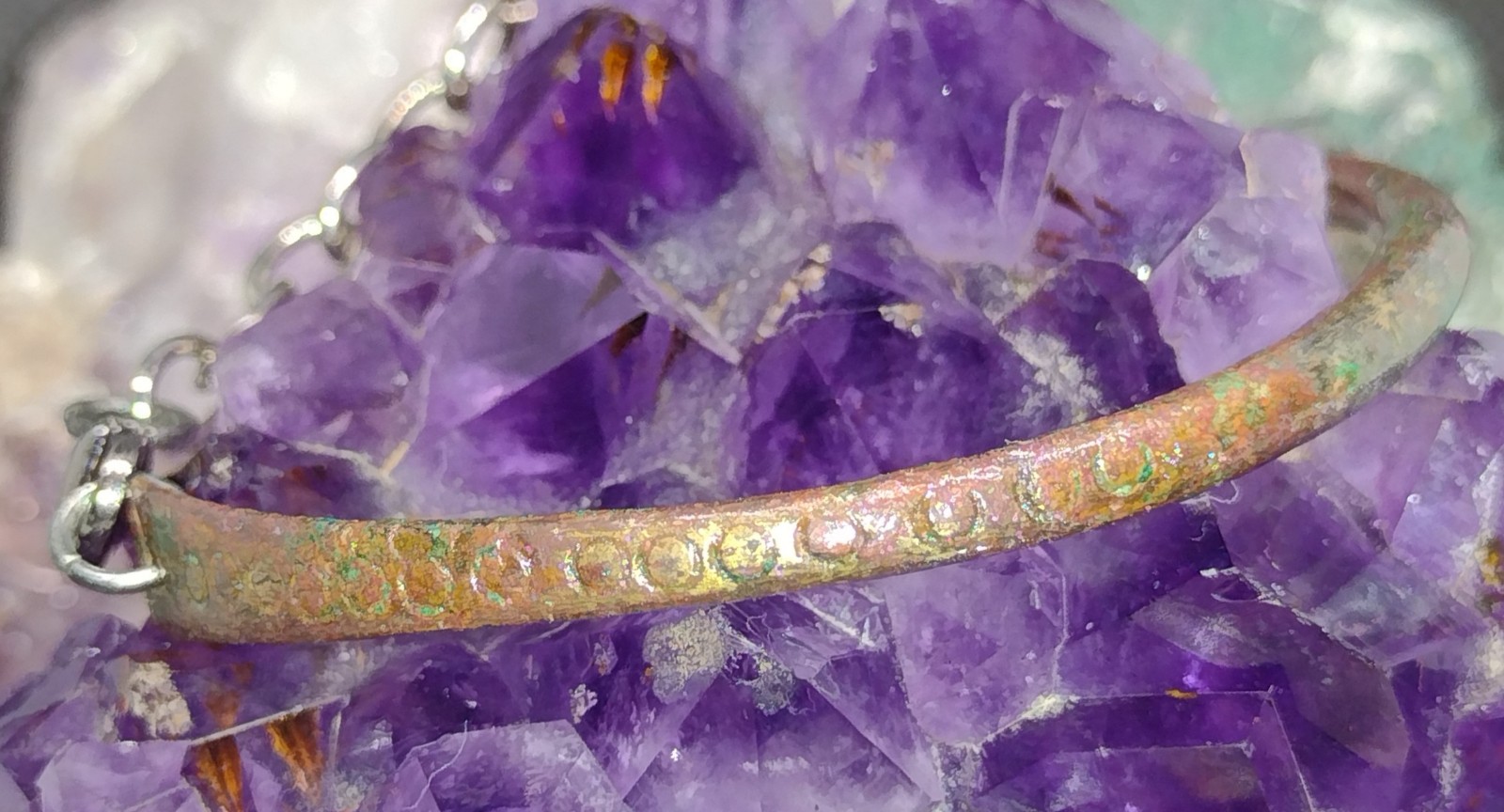 Rare 11th-5th BCE Celtic bracelet with added closure.
