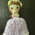hidden flower boquet girl Crochet Doll
