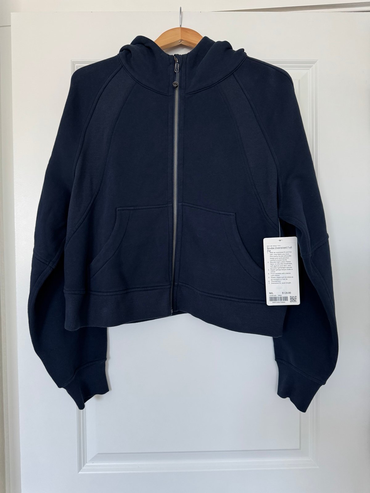Lululemon Scuba Oversized Full Zip Navy