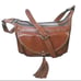 Patricia Nash Camila Tanned Italian Leather Purse Shoulder Bag Brown Crossbody