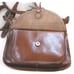 Patricia Nash Camila Tanned Italian Leather Purse Shoulder Bag Brown Crossbody