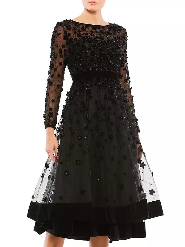 関税送料込【MAC DUGGAL】ミディ ワンピース ケープ ブラウン 関税送料込【MAC DUGGAL】ミディ ワンピース ケープ ブラウン