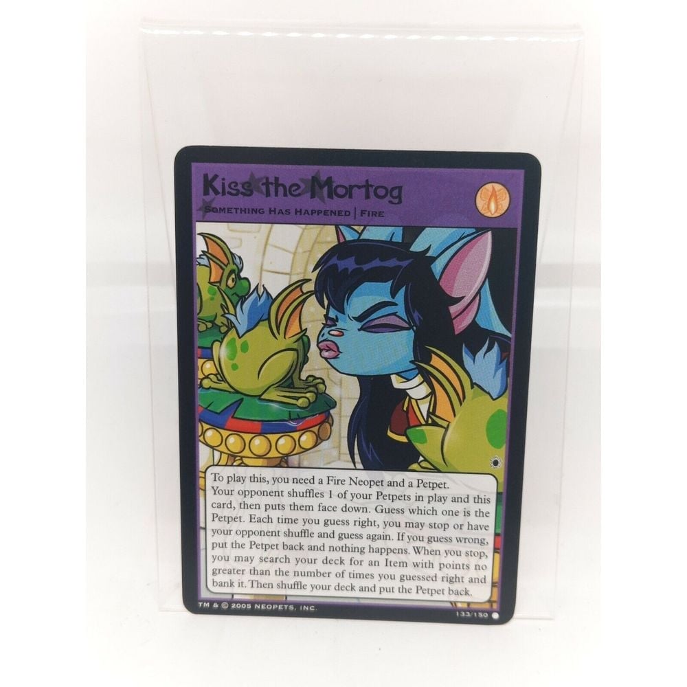 Kiss The Morton 133/150 Darkest Faerie Neopets NM