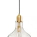 HAMPTON HILL Auburn 1 Gold/Clear Pendant Light