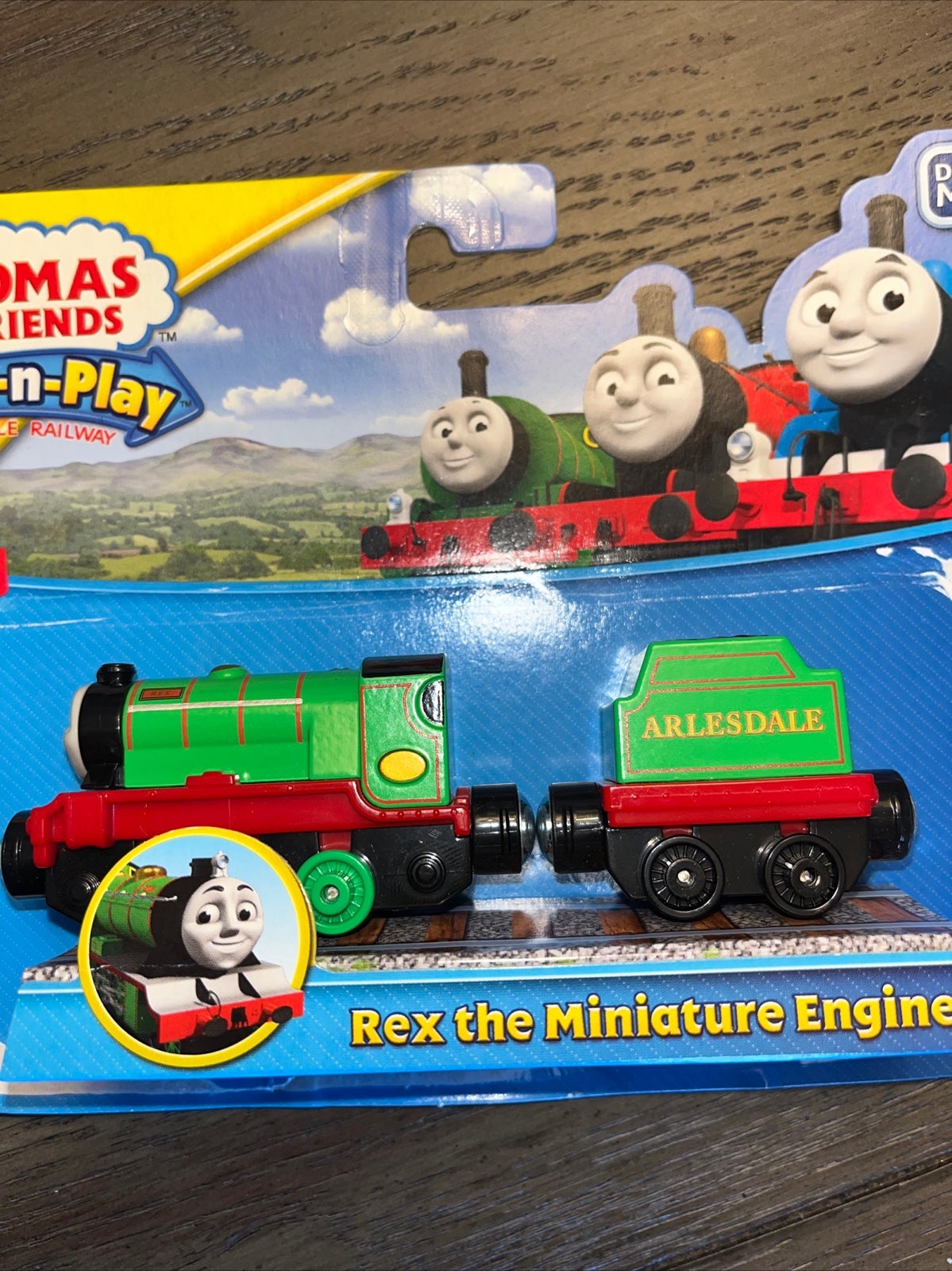 REX! THOMAS FRIENDS TRAIN ARLESDALE MINIATURE FISHER PRICE NEAR MINT! With Box!