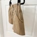 A.L.C. Kyle Lace up fly Khaki Tan Shorts sz 4