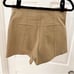 A.L.C. Kyle Lace up fly Khaki Tan Shorts sz 4